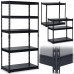 Металева складська полиця 183 x 90 x 45 см Humberg HR-700 чорна