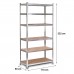 Металева складська полиця 222 x 110 x 50 см Humberg HR-815