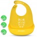 Силіконовий слюнявчик для годування Ricokids жовтий - фото 5