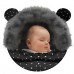 Спальний мішок для коляски Elmi Ricokids, санки - чорний з трикутниками