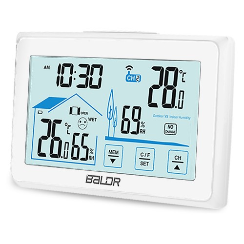 Метеостанція з дисплеєм BD-910 білого кольору - фото 2