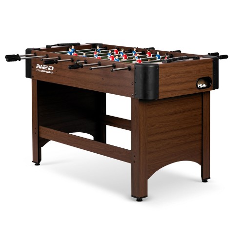 Настільний футболний стіл Neosport 118x61x79 см NS-804 Темно-коричневий фото 2