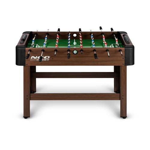 Настільний футболний стіл Neosport 118x61x79 см NS-804 Темно-коричневий фото 3