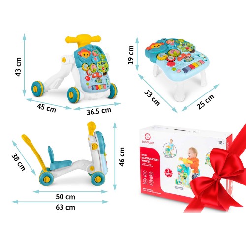Навчальний стіл Ricokids 4в1 зелений 781500 - фото 14