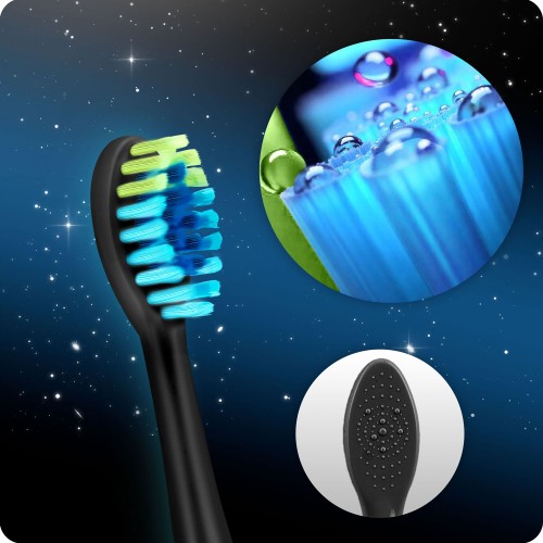 Набір із 2 звукових зубних щіток Berdsen Galaxy Duo фото 12