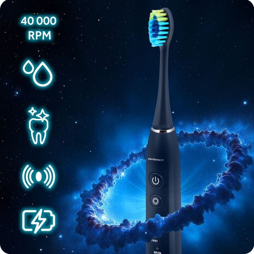 Зубна щітка Berdsen Galaxy Sonic темно-синього кольору - фото 3