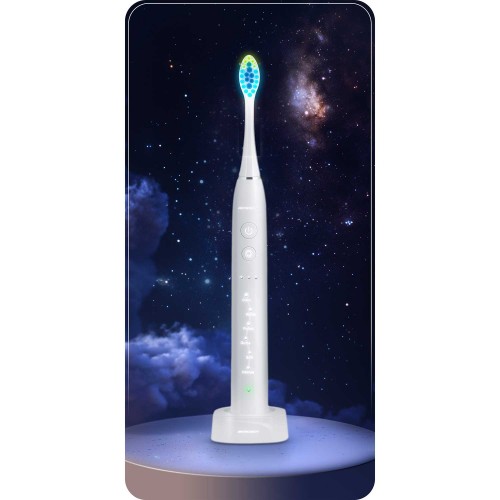 Зубна щітка Berdsen Galaxy Sonic біла - фото 4