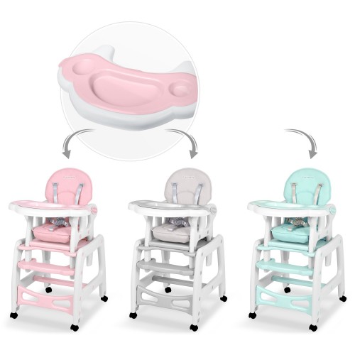 Піднос для дитячого стільчика Sinco Ricokids - рожевий - фото 4