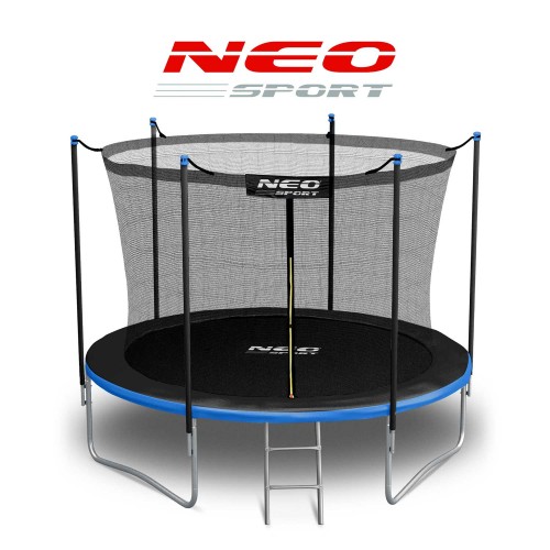 Садовий батут 6 футів/183 см з внутрішньою сіткою та драбиною Neo-Sport - фото 10