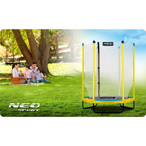 Садовий батут для дітей 140 см 4,5 фута Neo-Sport фото 7