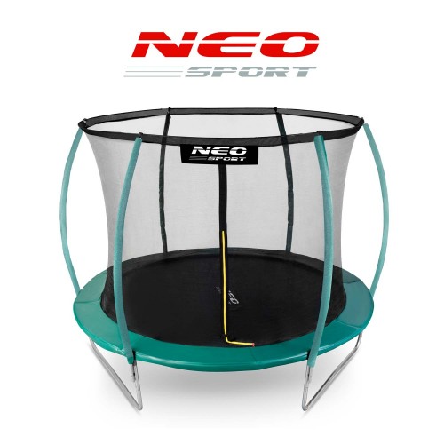 Садовий батут профільований 10 футів/312 см з внутрішньою сіткою Neo-Sport фото 6