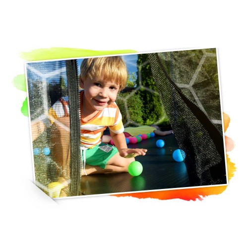 Садовий батут Neo-Sport довжиною 252 см з внутрішньою сіткою - фото 11