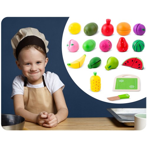 Дерев'яна фруктова іграшка для різання RK-872 Ricokids фото 10
