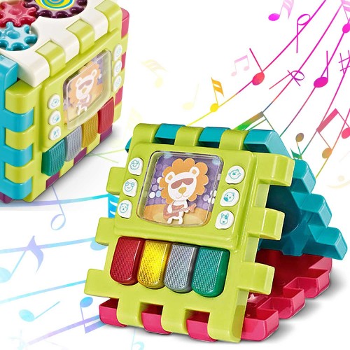 Розвиваюча іграшка-кубик з мелодією Ricokids 781700 фото 1