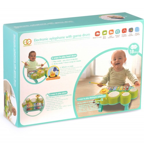 Розвиваючі іграшки: тарілки, ксилофон та барабани RK-751 Ricokids фото 10