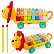 Розвиваючі іграшкові тарілки, ксилофон лев RK-740 Ricokids