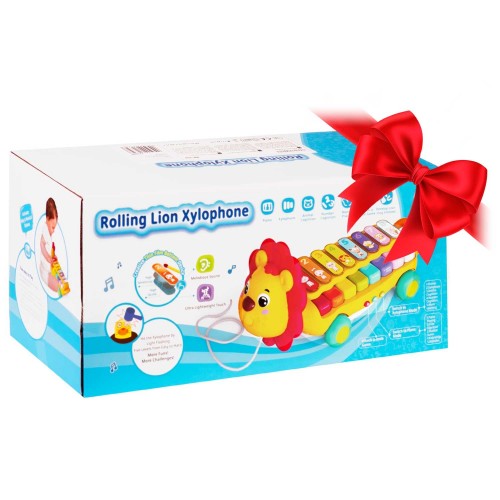 Розвиваючі іграшкові тарілки, ксилофон лев RK-740 Ricokids фото 6