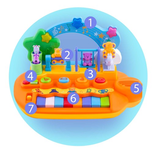 Розвиваюче іграшкове піаніно RK-749 Ricokids фото 9