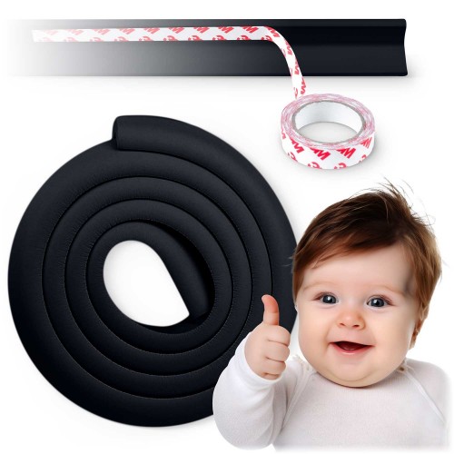 Ricokids 798701 чорна пінопластова захисна стрічка 2 м