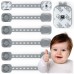 Захист від відкривання шафи Ricokids 798201, 6 шт., сірий